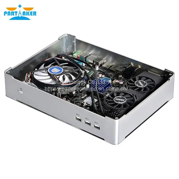Partaker 8th 9th Gen Dedicated Mini PC Intel Core i7 9750H/9700F Gaming GTX1650 4G Dual DDR4 M.2 Desktop Industrial Computer photo-5