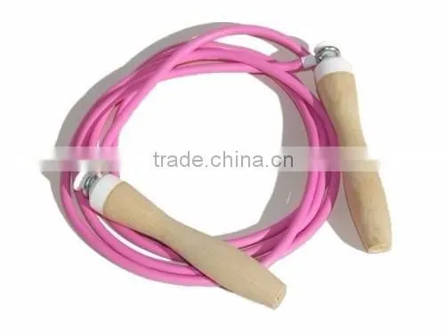 Wooden Handle Exercising Rope