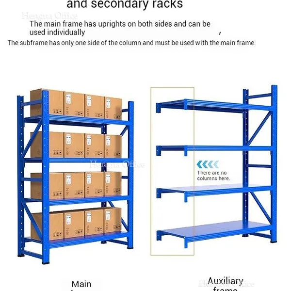 Adjustable Heavy Duty Rack 500kg for Maximum Storage-Robust Support Framework: Perfect for Bulk Items in Warehouses and Factories-ODM/OEM photo-2