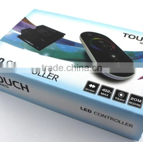 DC12V-24V 18A RF Touch Remote RGB LED Controller photo-3