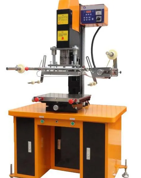 Supply of Guangdong Brand Hm-300 Pneumatic Flat Stamping Machine for Stamping on Acrylic, Metal and High-grade Paper