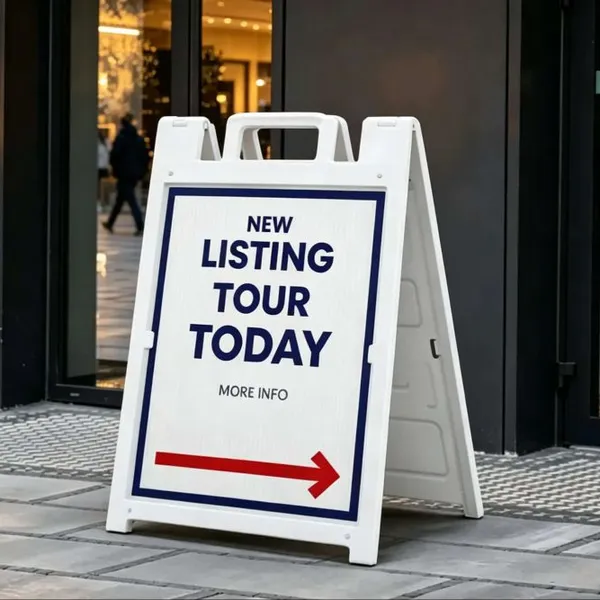 PP Corrugated Sandwich Board Signs