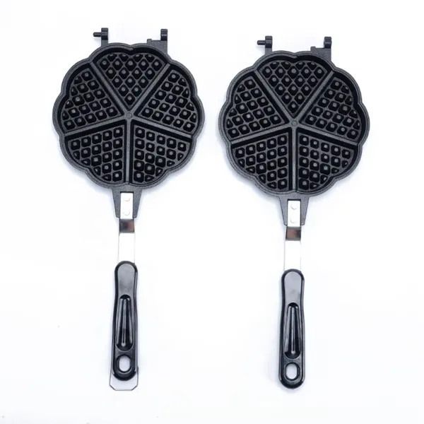C11-WM5021 Manufacturer Easy Take Cast Iron Gas Waffle Makers For Camping photo-4