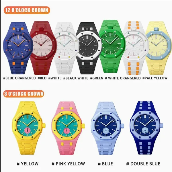 New Design AP Swatch Band Bioceramic Strap Audemars‑Piguet Collaboration Watches Hot Selling