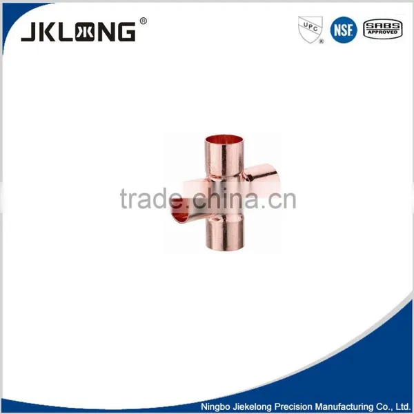 J9714 Forged 4 Way Copper Fitting Copper Cross