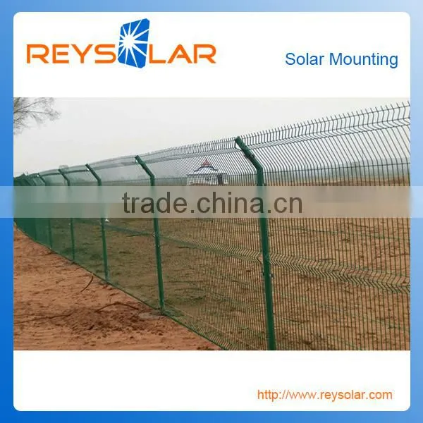 Hot Dip Galvanized Metal Iron Steel Solar pv Energy Power Plant Solar Panel Racking Safety Fence photo-5
