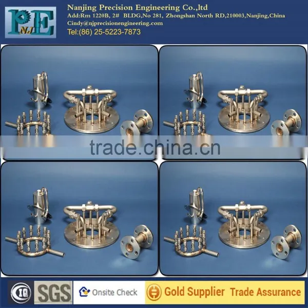 Customized cnc machining pipe fitting,machining car parts,stainless steel parts