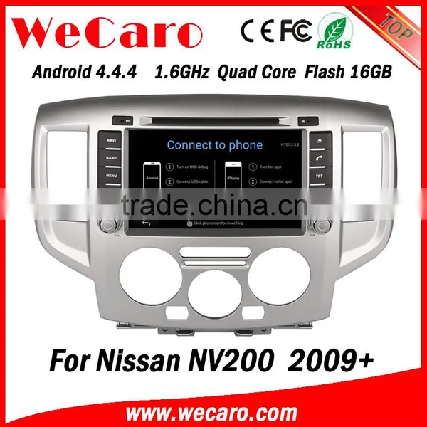 Wecaro 8" Android 4.4.4 WC-NS8200 WIFI 3G Car Radio Player for Nissan Nv200 Car Dvd Gps 2009 2010 2011 2012 photo-3