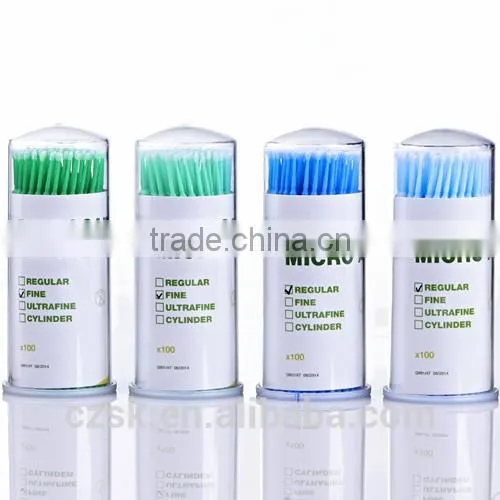 Green/light Blue Dental Micro Applicator Brush photo-5