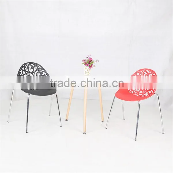 New Product Cheap Hotel Dinning Wedding PP Plastic Hollow Metal Price Steel Banquet Chair Quality Choice photo-2