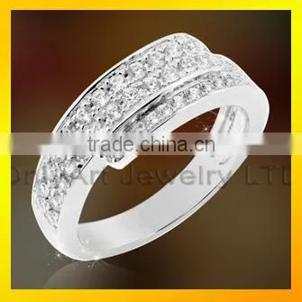 Latest Ring for Women Jewelry Gemstone Zircon Pave Setting Pure Silver Ring photo-3