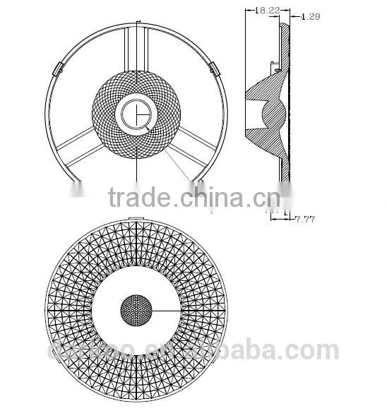 Edison Newest 75mm 24degree COB Led Lens for Spotlight Downlight Application DK7524-JC-4S photo-2