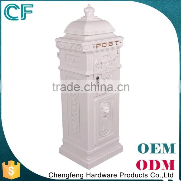 The Most Popular Style In Europe Factory Lowest Price Freestanding Garden Irish Post Box From China photo-4