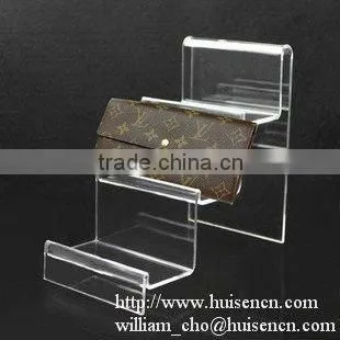 Fashion Transparent Acrylic Handbag Stand,wallet Display Stand
