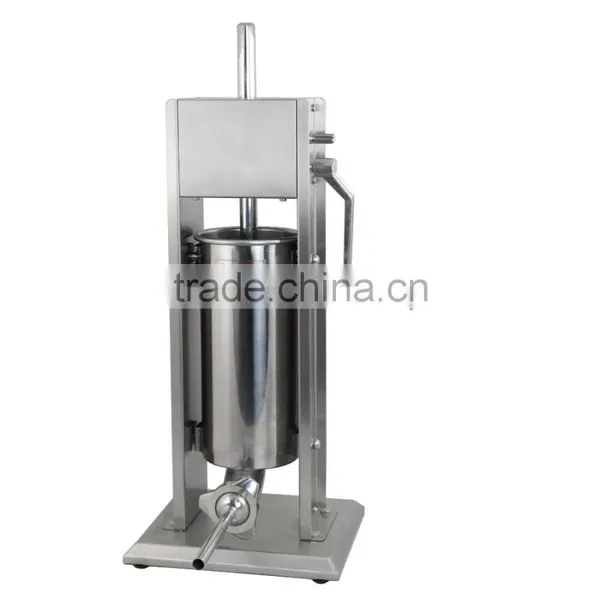 5L Vertical Commercial Sausage Stuffer 15LB Two Speed Stainless Steel Meat Press photo-2