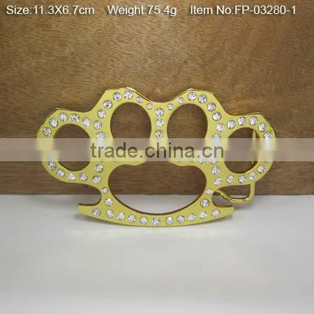 Pressing Zinc Alloy Fashion Famous Brand Logo Color Plate Belt Buckle photo-6