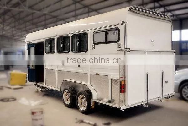 Austraila HOT SALE Large Horse Trailer, Classic Horse Trailers, Gooseneck Horse Trailer Quality Choice photo-4