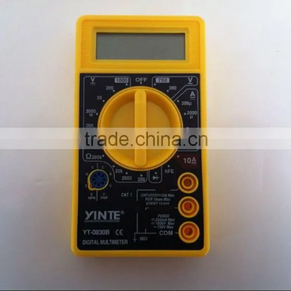 China Original Manufactuer Lifetime Warranty New ABS Handled Multifunction LCD Digital Multimeter With CE Approved photo-3