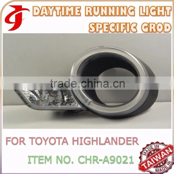 High Quality FOR TOYOTA HIGHLANDER LED CAR DRL Daytime Running LIGHT photo-3