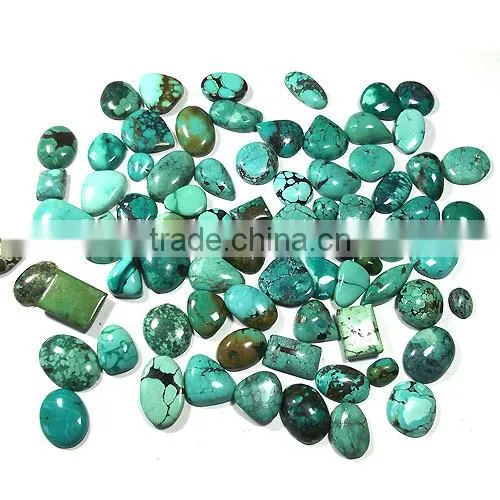Tibet Turquoise Stone Natural Semi Precious Stones Wholesale Loose Cabochon Gemstones Authentic Gemstones
