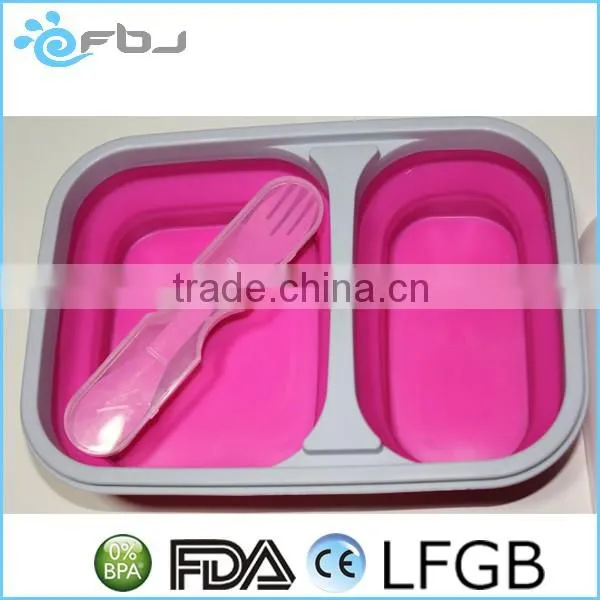 ~ Plastic Durable Bento Lunch Box With Compartment photo-5