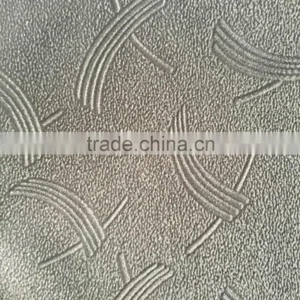 Press Pattern Shining Flock Knitted Fabric for Sofa Cloth,car Seat,textiles Goods. photo-4