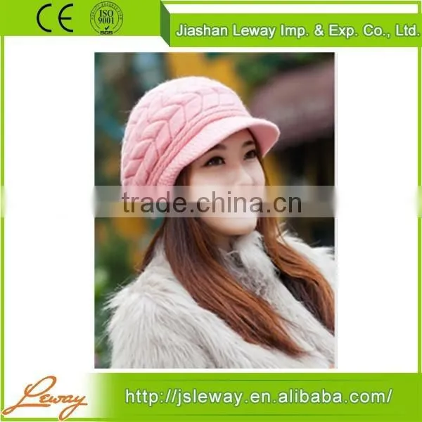 New Design Fashion Winter Knitted Beanie Cap photo-3