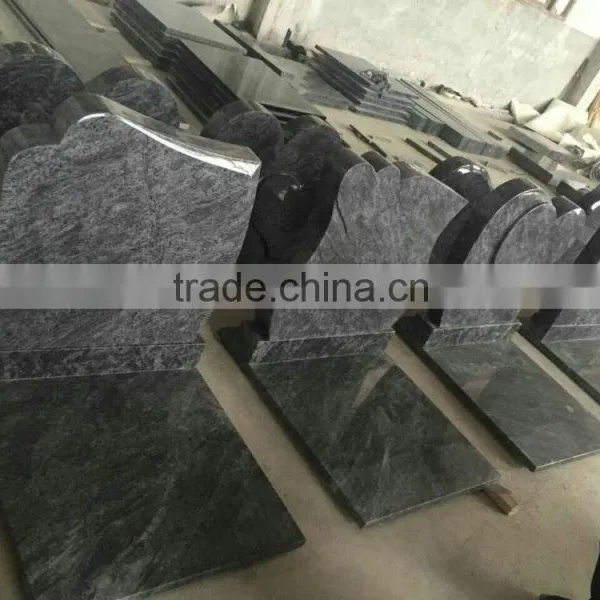 Bahama Blue Granite Headstone Granite Tombstone Design Quality Choice photo-3