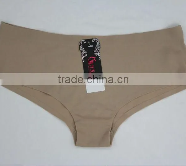 Seamless One Piece Hot Sexy Low Waist Ladies Boxer Shorts photo-3