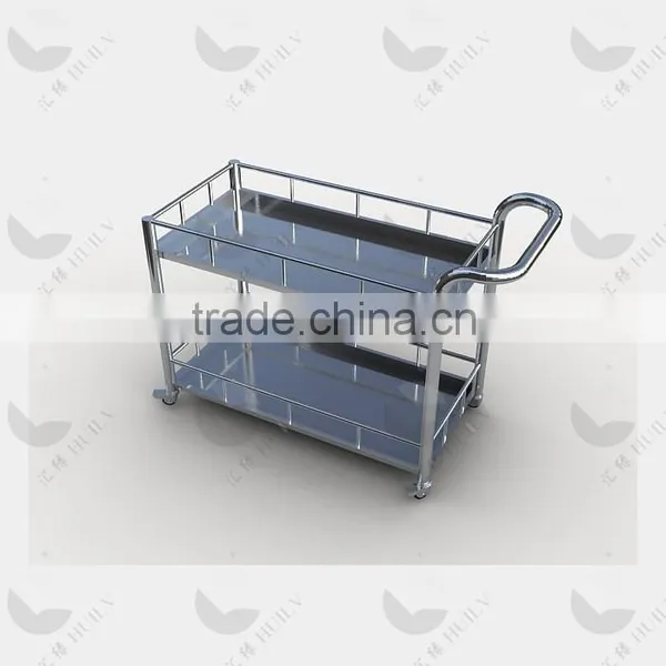 Wholsale Price High Quality Hospital Lab Stainless Steel Trolley photo-2