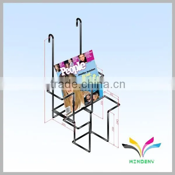 Office Desk Made in China Counter File Wire Hanging Metal Magazine Rack photo-3