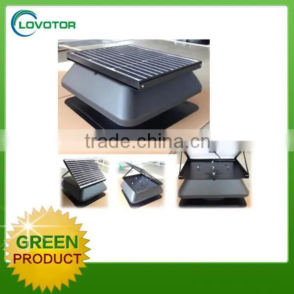 China Manufacturer Wholeslae LY1420B Rechargeable Solar Attic Fan photo-2