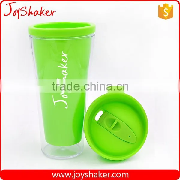BPA Free Double Wall Custom Plastic Bottle, Soft Plastic Drinking Bottle 13oz photo-5