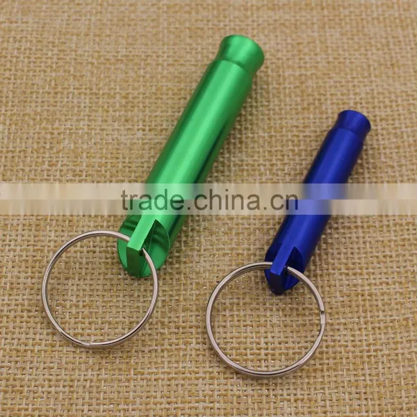 Wholesale Cheap Custom Aluminum Whistle Keychain photo-4