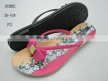 2014 Hot Selling and Fashion PCU Women Flipflops With Various Colors photo-2