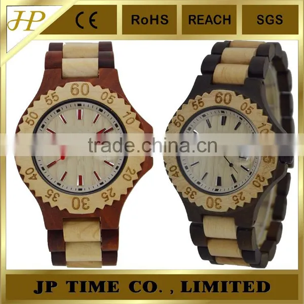 5 Years Natural Wooden Made Luxury Unisex Wooden Watch Analog Quartz photo-6