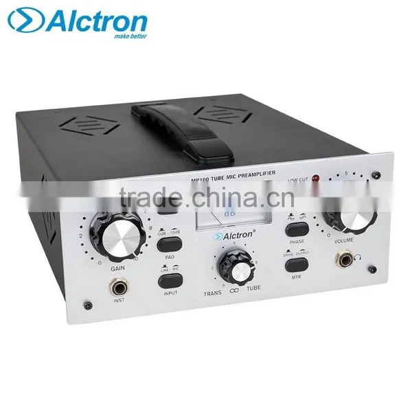 Alctron MP100 Pro Tube Microphone/Instrument Preamplifier, Pro Mic/Line Preamplifier, Mic Preamp With 48V Phantom Power photo-2
