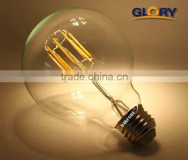 2 Years Warranty Classic Led Light E27 Edison Led Bulb 6W A60 Filament Led Bulb photo-6