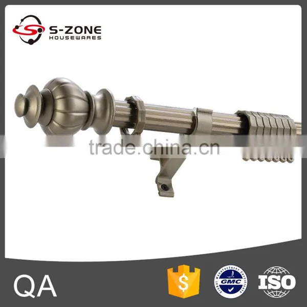Lowest Price Aluminum Window Curtain Rods With Bay Window Curtain Rods photo-2