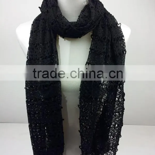New Design Women's Polyester Summer Scarf Muslim Long Scarf photo-2