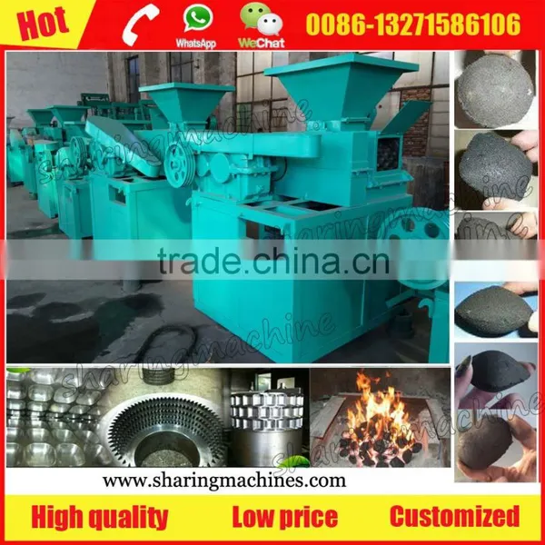 Over 97% Briquetting Ratio Peat Briquette Ball Press Machine photo-4