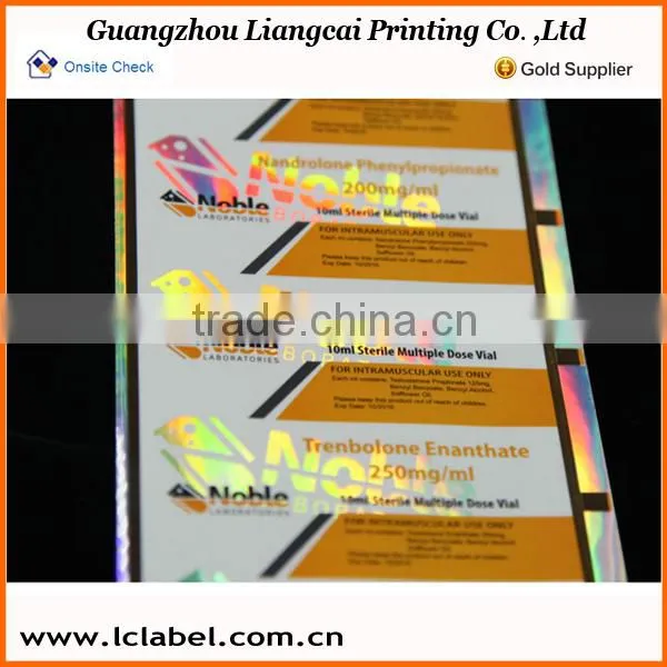 High Quality 10ml Hologram Vial Labels 10ml Vial Labels Quality Choice photo-3