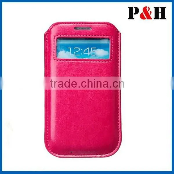 2015 Soft Leather Bag Case for Mobile Phone With Manufacture High Quality photo-5