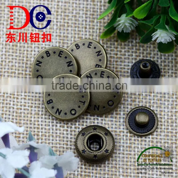 Metal Press Snap Button With Any Logo Printing photo-2