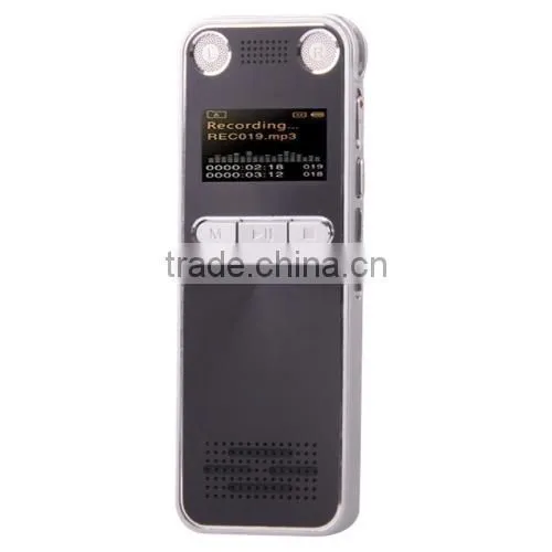 Professional 8GB LCD Digital Voice Recorder With VOR MP3 Player Pen Drive Voice Recorder photo-2