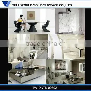 Various Design Solid Surface Dinning Room Furniture Dinning Table