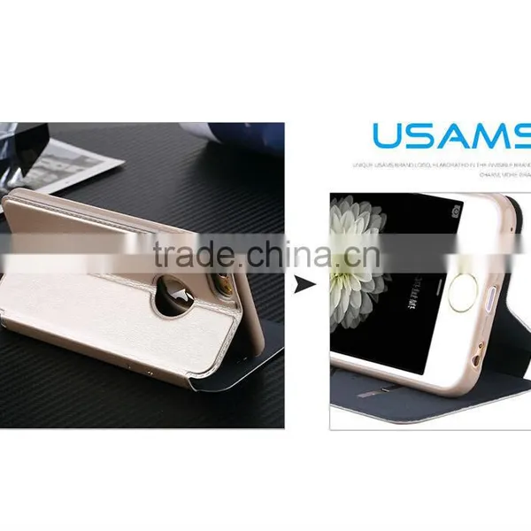 USAMS Brand Slip Smart Flip Cover for Iphone 6 4.7 photo-4