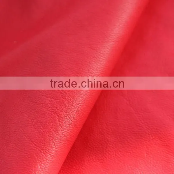 Soft Garment Leather,polyerster Fabric for Coat