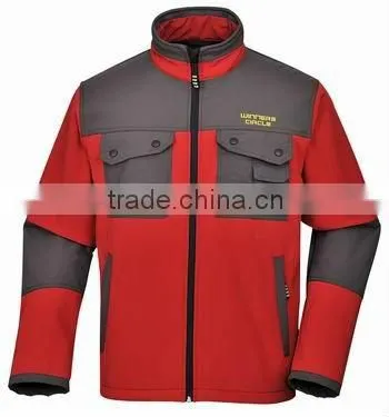 Mens Red Waterproof Work Clothes for Construction(LAM001B)