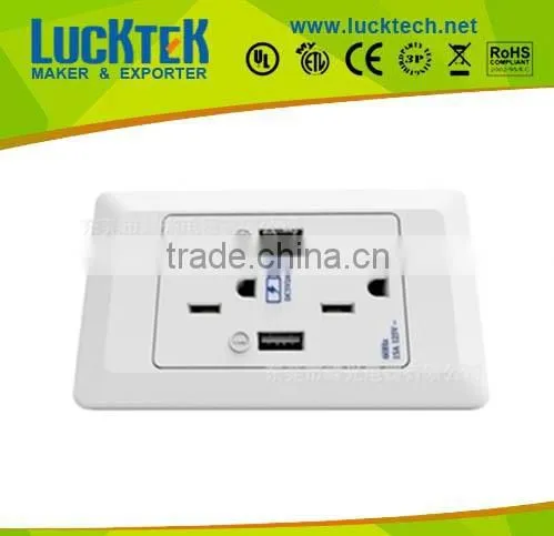 USA Type Socket USB Wall Socket